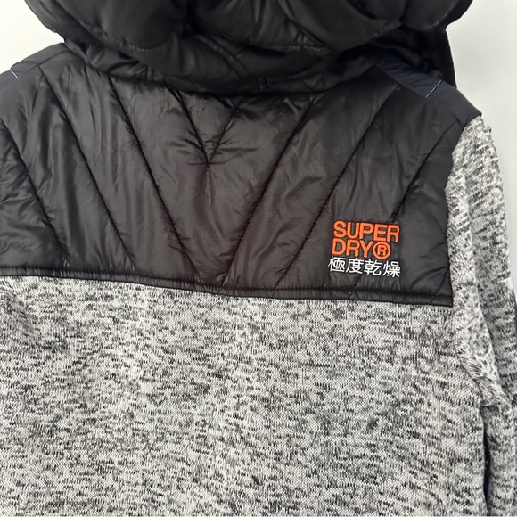 Superdry Storm Softshell Hybrid Zip Hooded Jacket - Picture 8 of 11